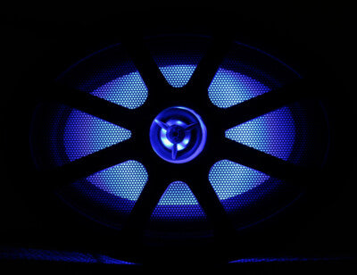 Memphis MXA69L 6" x 9" Marine Coaxial Speakers with RGB LEDs