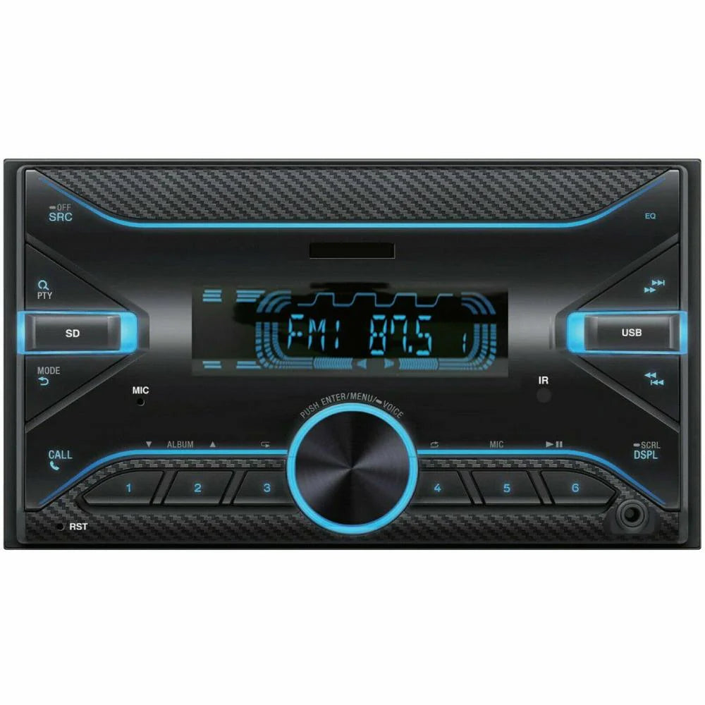 Audiotek AT-D265 Double DIN Bluetooth Digital Media Receiver