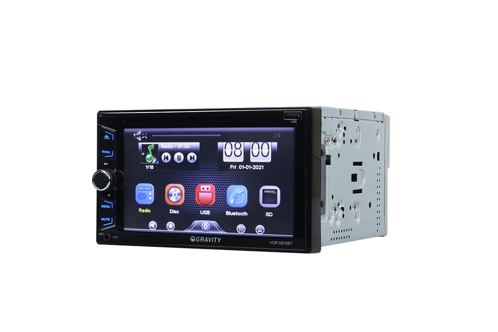 Gravity VGR-D910BT 6.2" Double DIN DVD Receiver