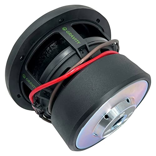 Gravity GW-8D4 8-Inch Dual 4-Ohm Car Audio Subwoofer