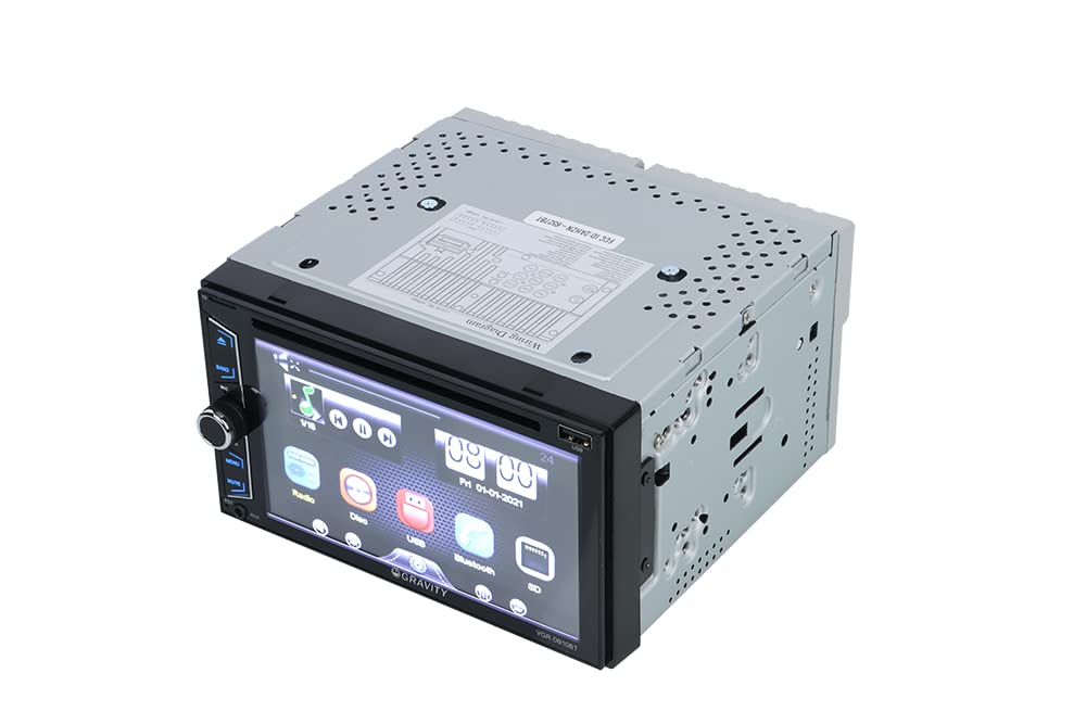 Gravity VGR-D910BT 6.2" Double DIN DVD Receiver