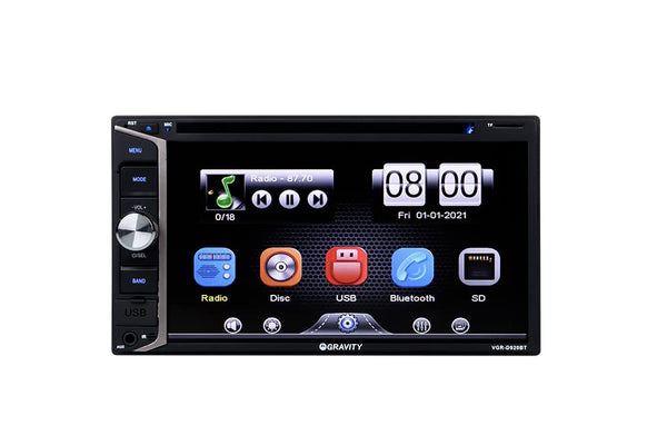 Gravity VGR-D920BT 6.2" Double DIN DVD Receiver