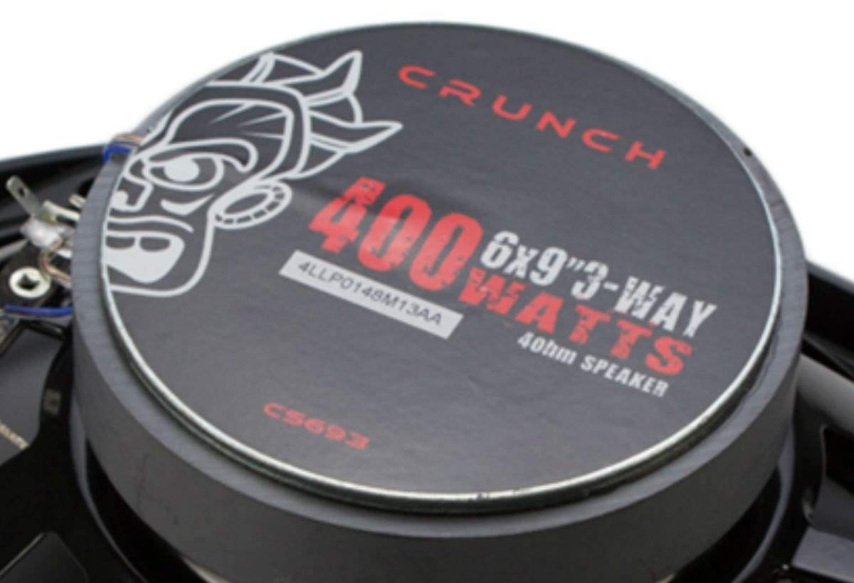 Crunch CS693 6 x 9" 3-Way Coaxial Car Speakers
