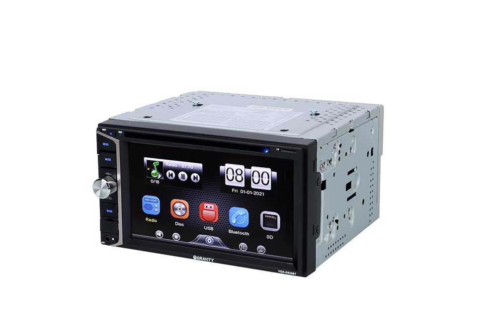 Gravity VGR-D920BT 6.2" Double DIN DVD Receiver