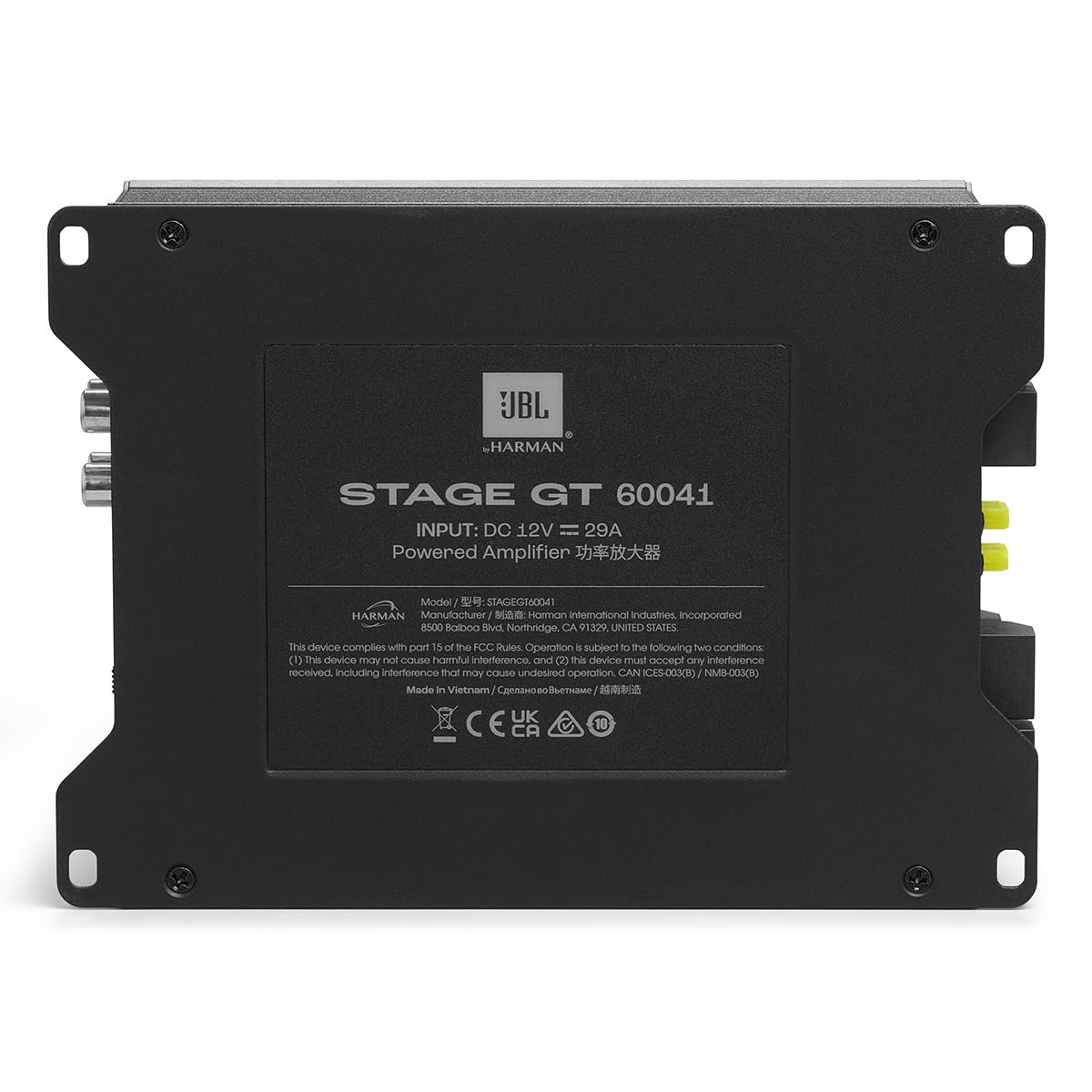JBL Stage GT 60041 4-Channel Class-D Car Amplifier