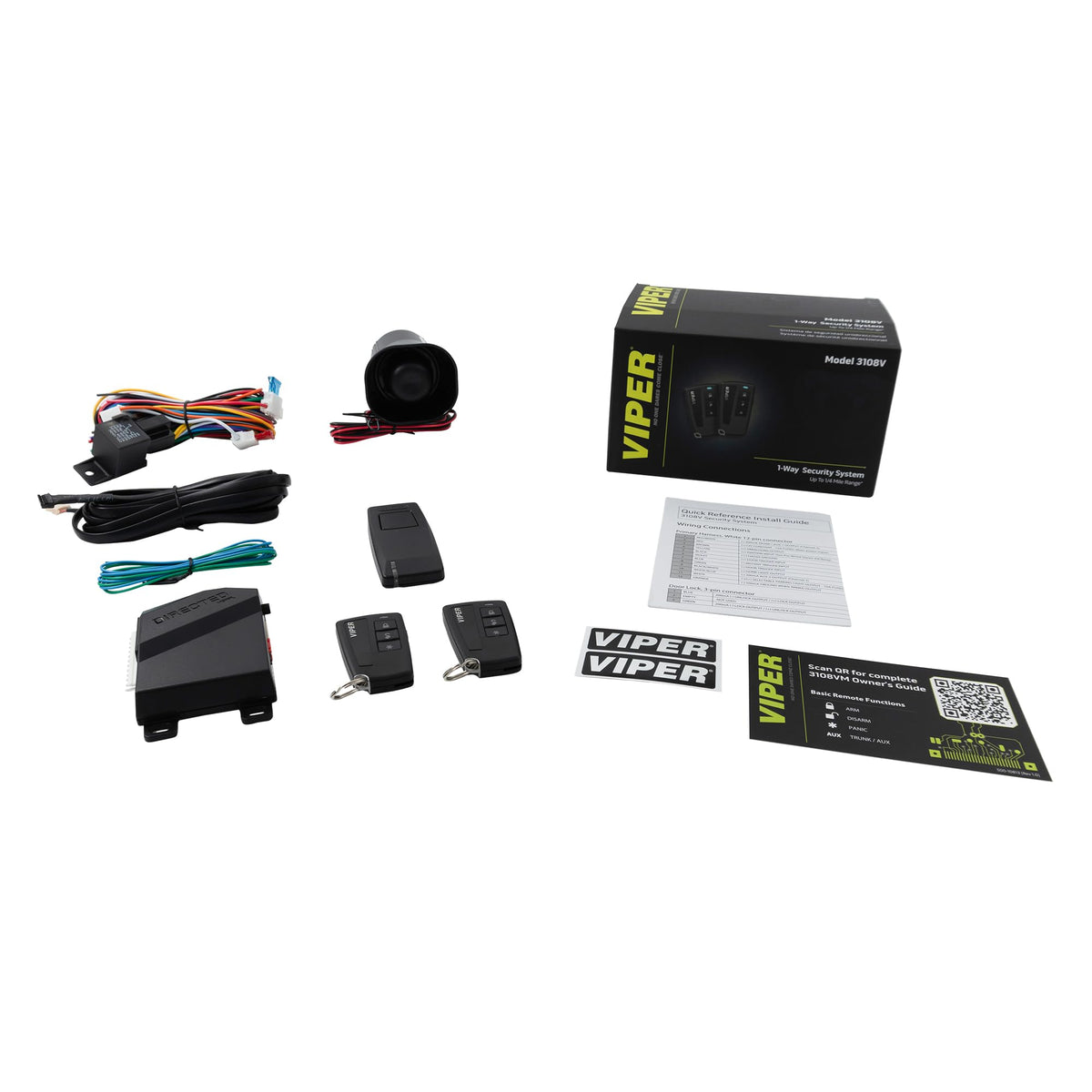 Viper 3108V 1-Way Vehicle Security System
