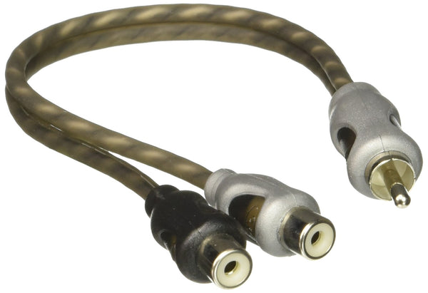 Rockford Fosgate RFIY-1M 1 Male to 2 Female RCA Y-Adapter