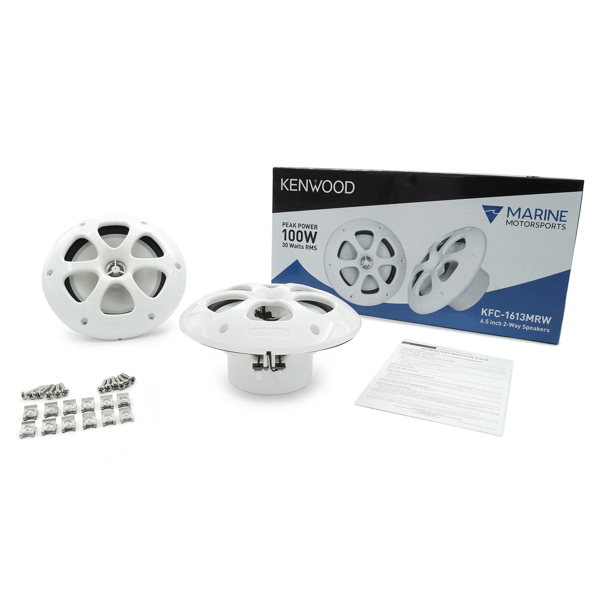 Kenwood KFC-1613MRB 6.5" Marine/Motorsports Speakers
