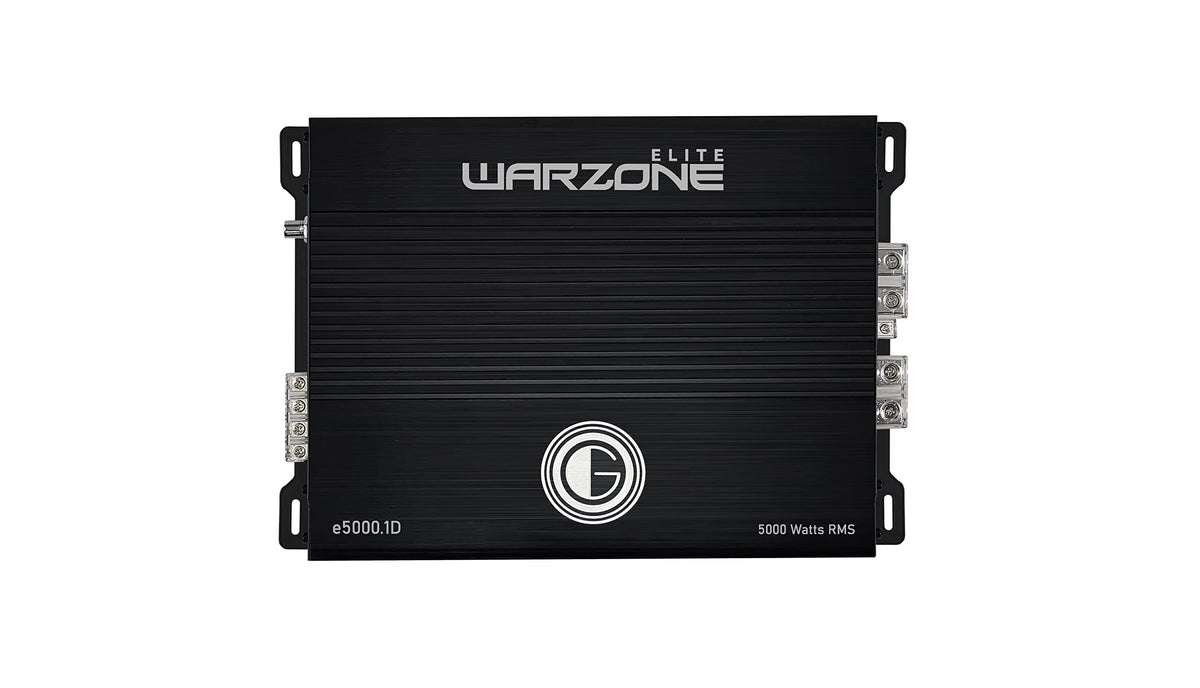 WARZONE E5000.1D Class D Mono Car Amplifier