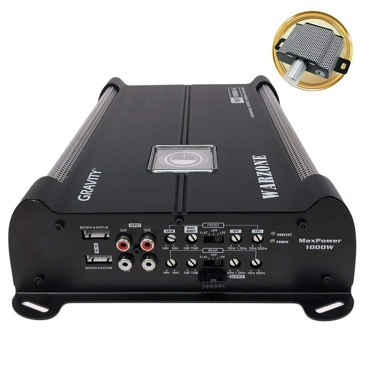 Gravity Audio WZ1000.4 Warzone 4-Channel Class A/B Amplifier