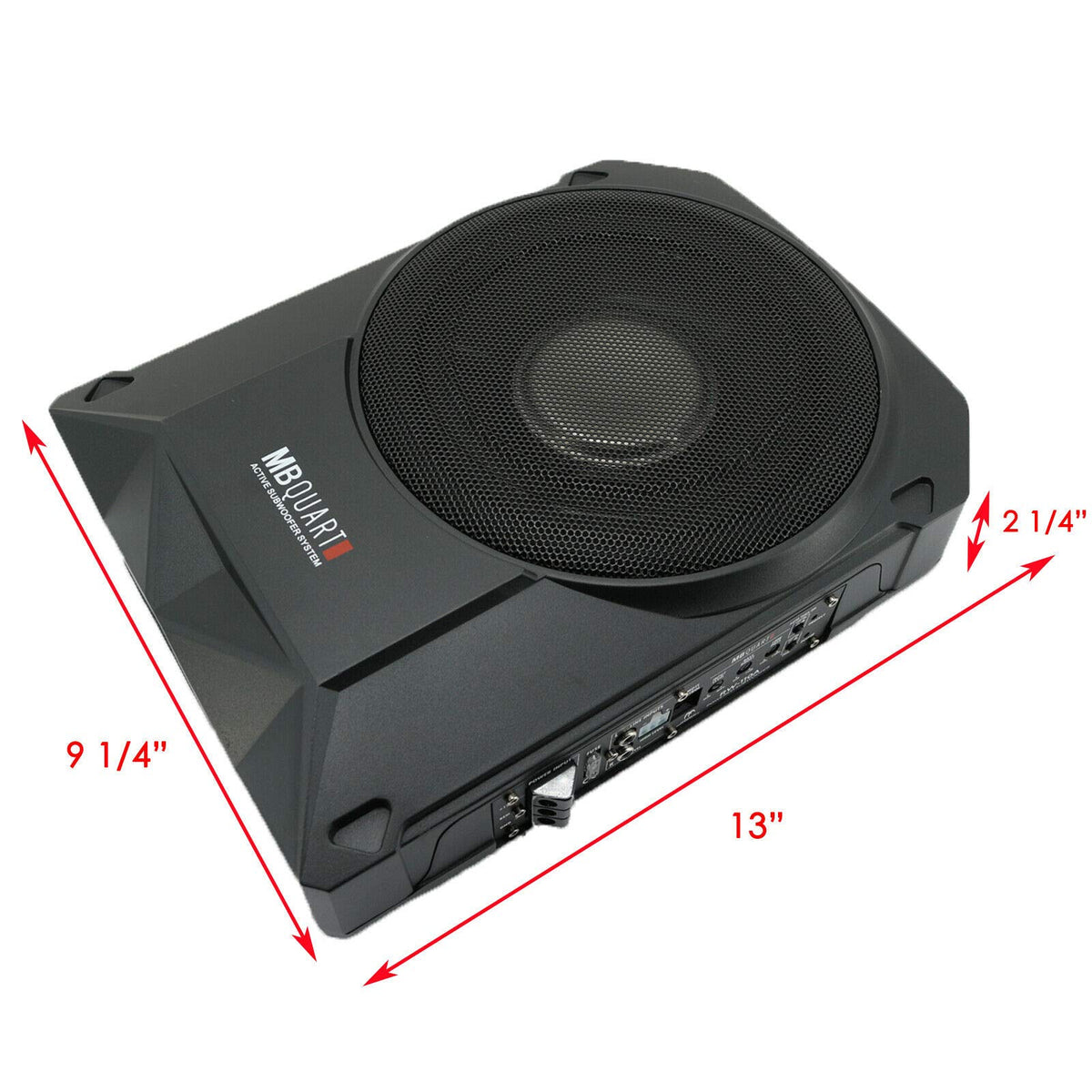 MB Quart RW-108A 8" Powered Under-Seat Subwoofer