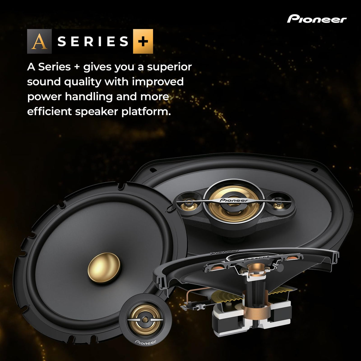 Pioneer TS-A6991FH 6x9" 5-Way Coaxial Speakers