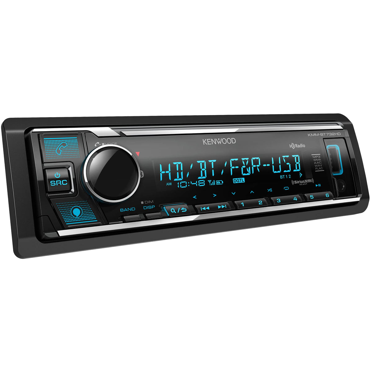 Kenwood KMM-BT732HD Single DIN Digital Media Receiver