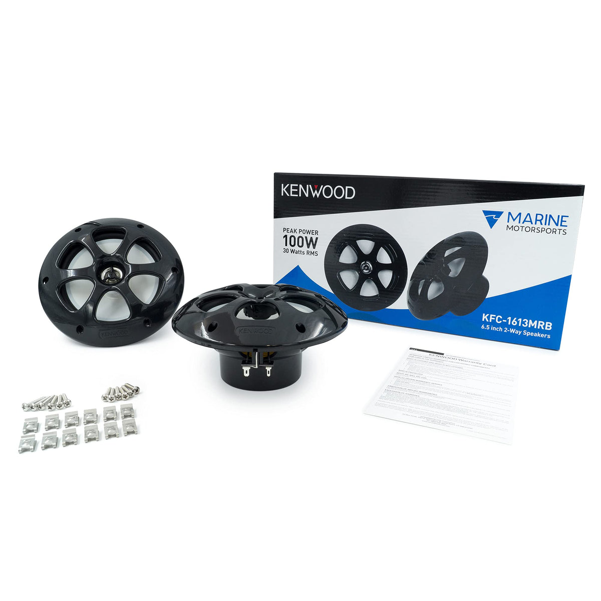 Kenwood KFC-1613MRW 6.5" Marine/Motorsports Speakers