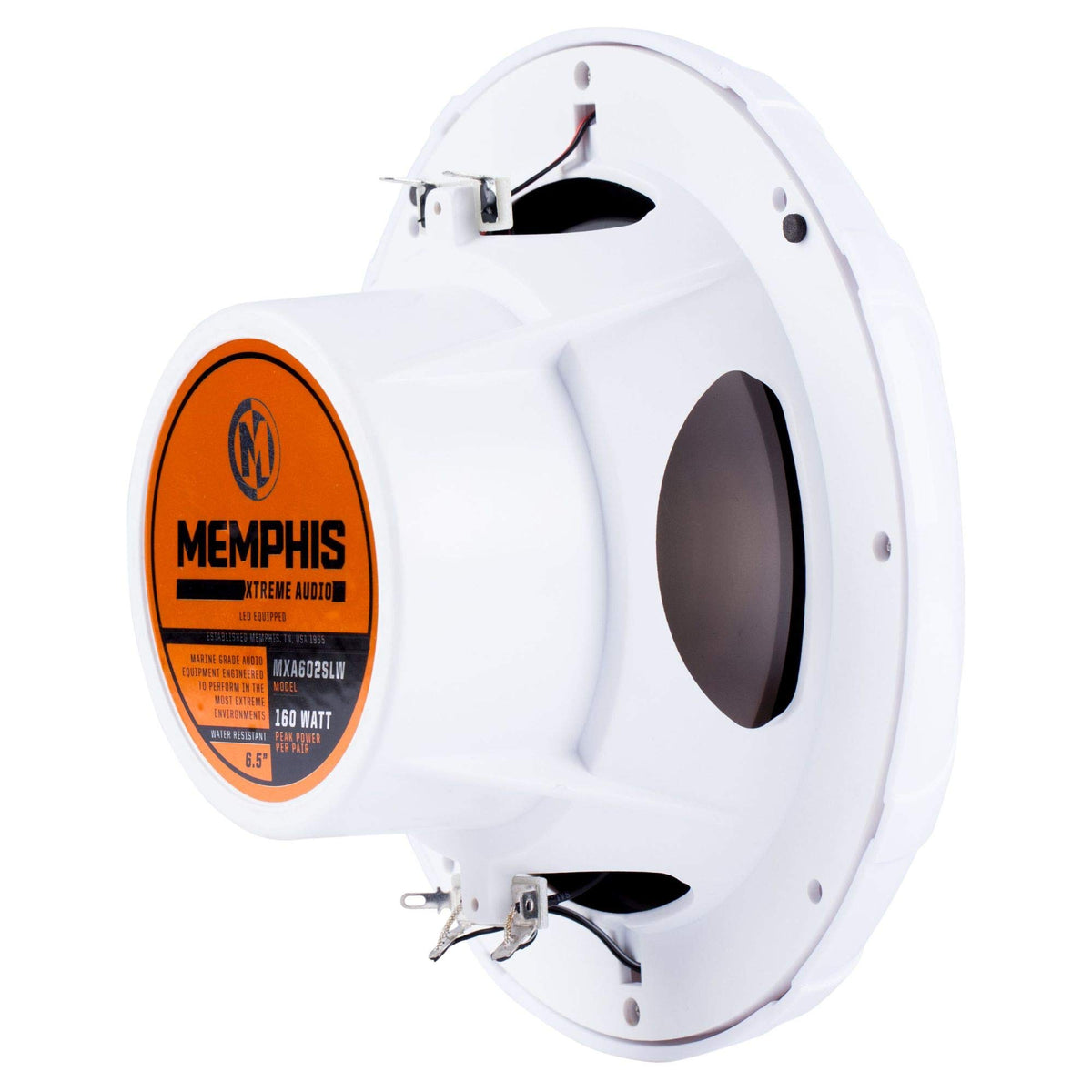 Memphis MXA602SLW 6.5" Marine Coaxial Speakers