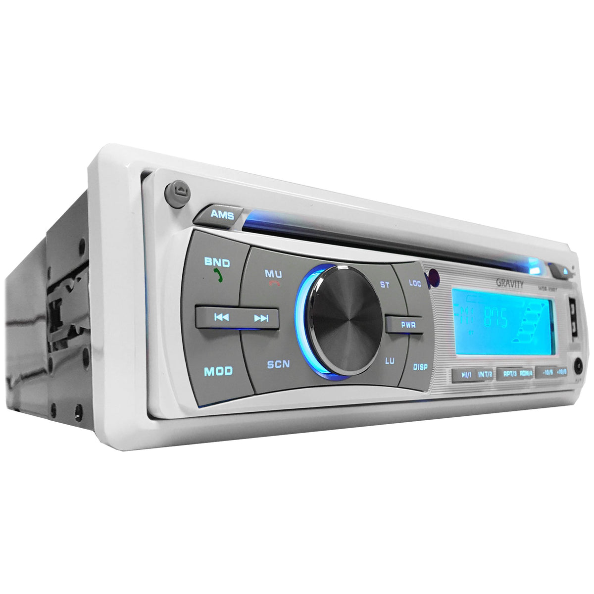 Gravity MGR-208BT Single DIN Marine CD Receiver with Bluetooth