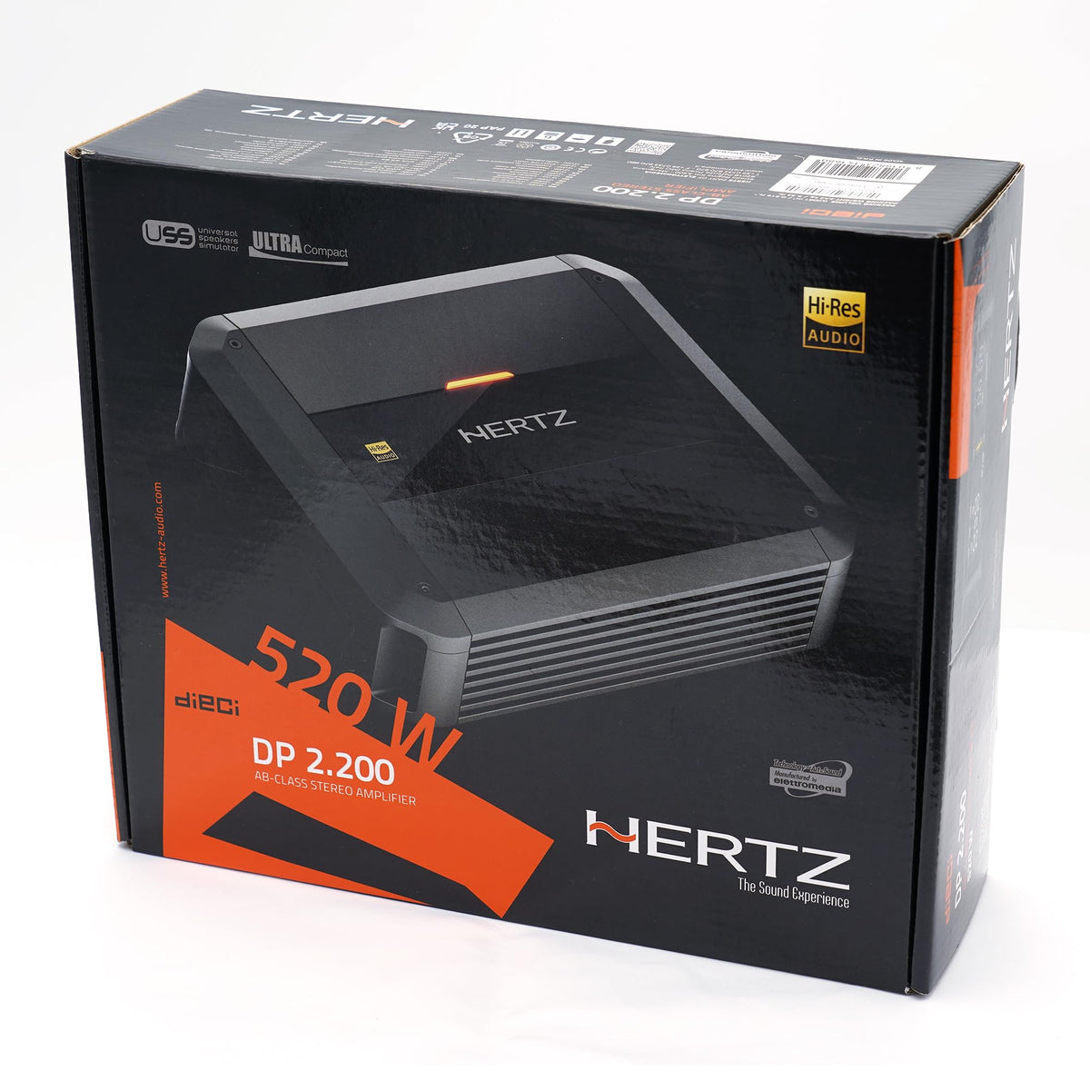 Hertz DP2-200 2-Channel Class AB Car Amplifier