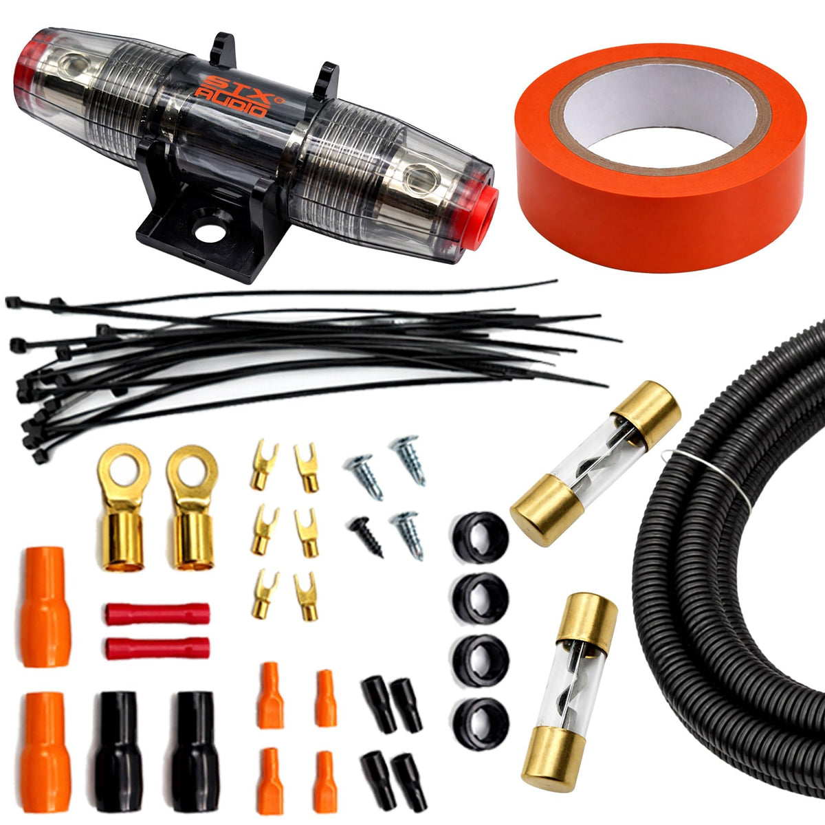 STX Audio SX4C 4 Gauge Amplifier Wiring Kit