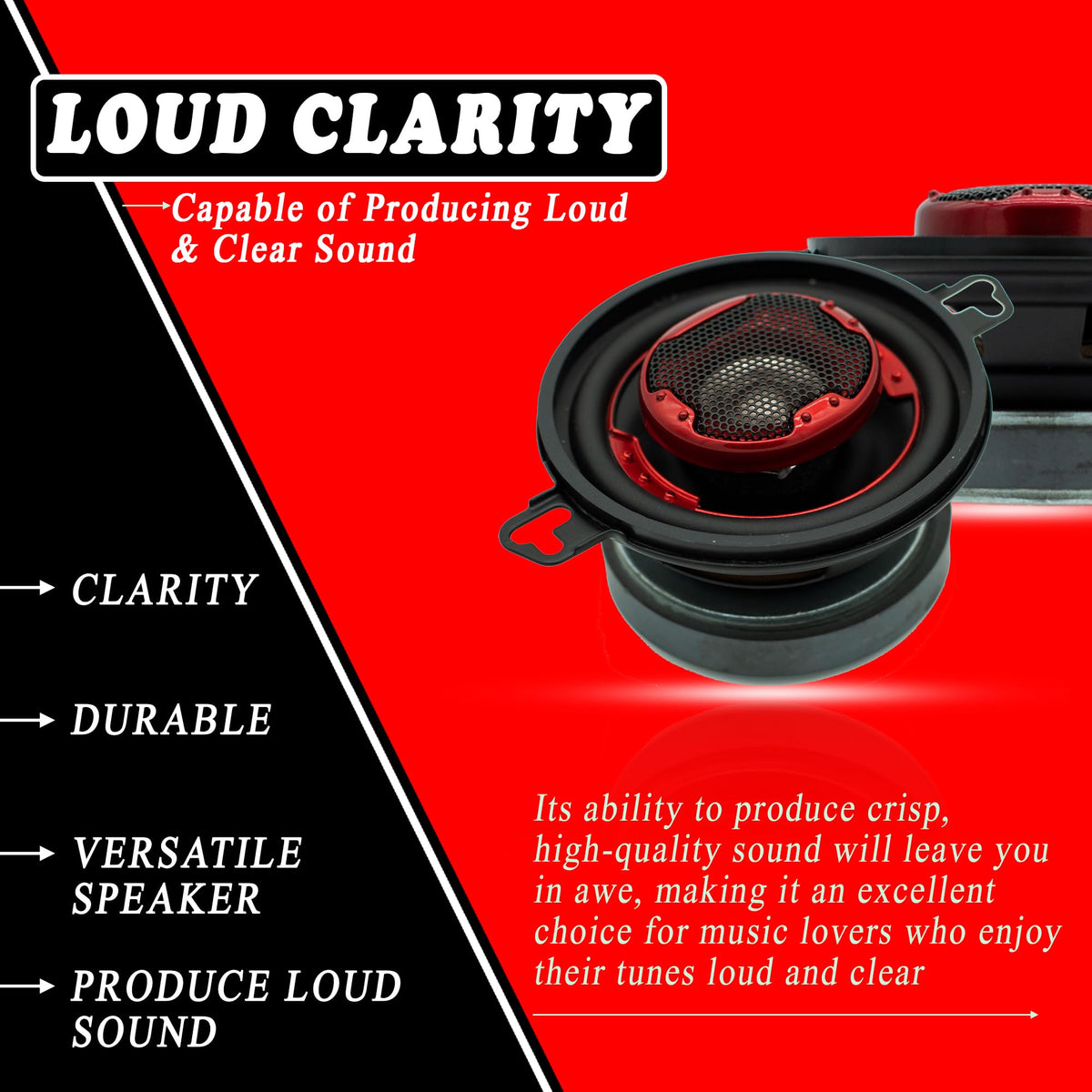 MB Quart XK2-108 3.5" 2-Way Coaxial Speakers
