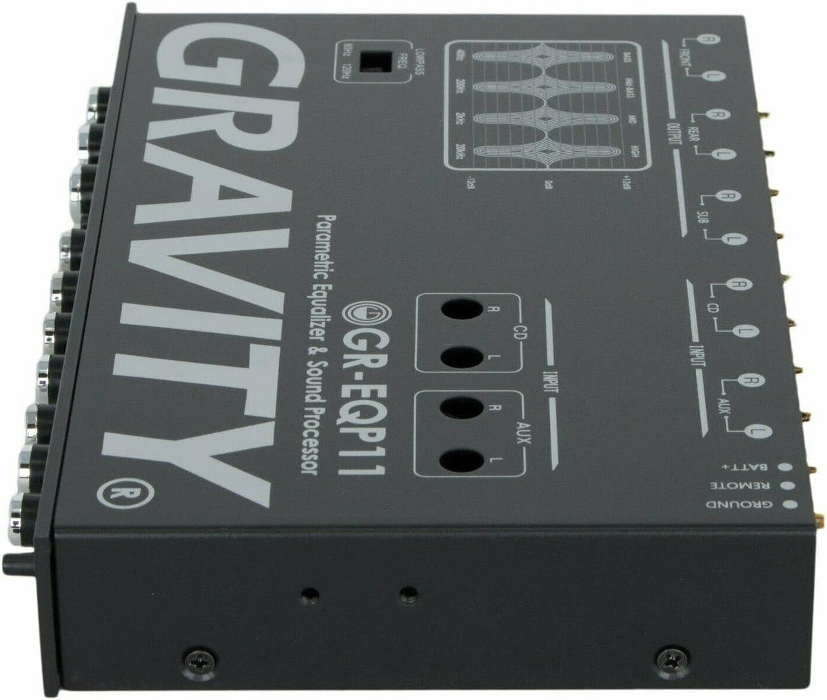 Gravity GR-EQP11 1/2-DIN 4-Band Car Parametric Equalizer