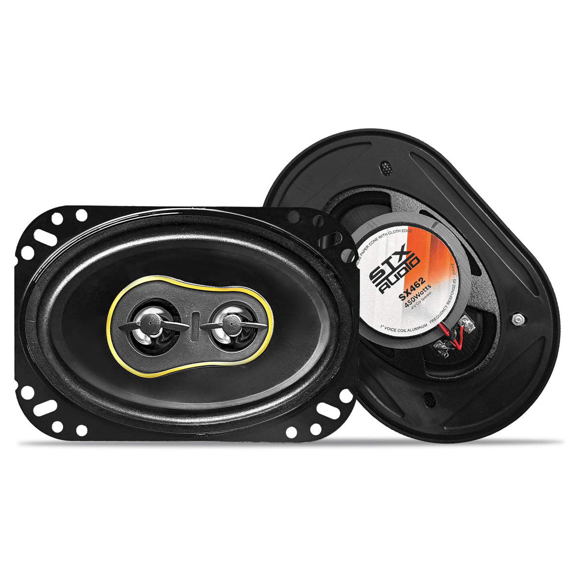 STX Audio SX462 4x6" 2-Way Coaxial Car Speakers