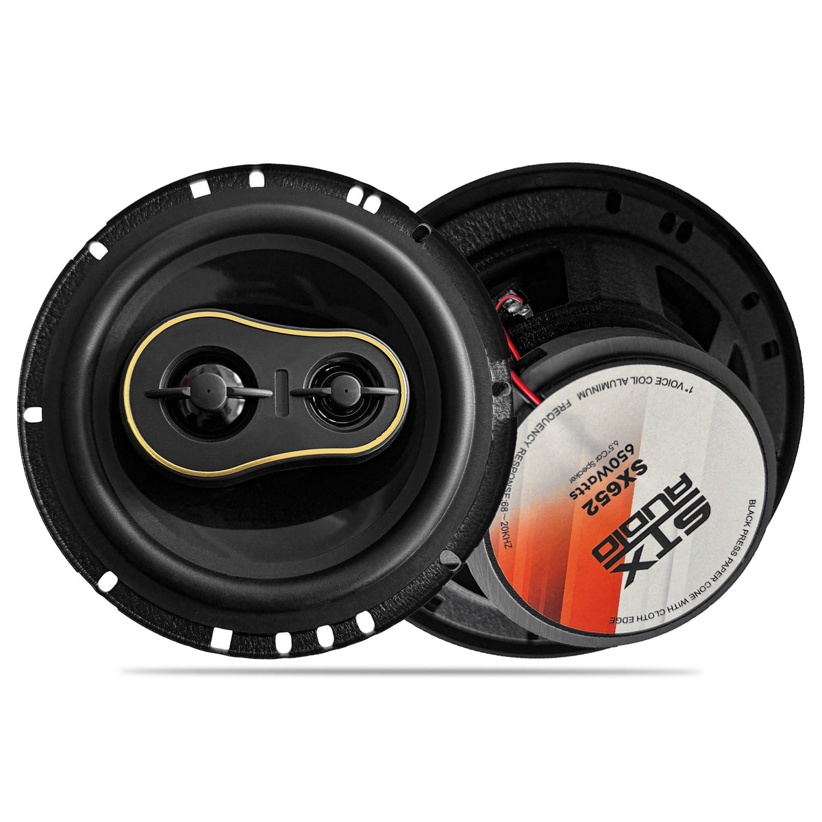STX Audio SX652 6.5" 2-Way Coaxial Car Speakers