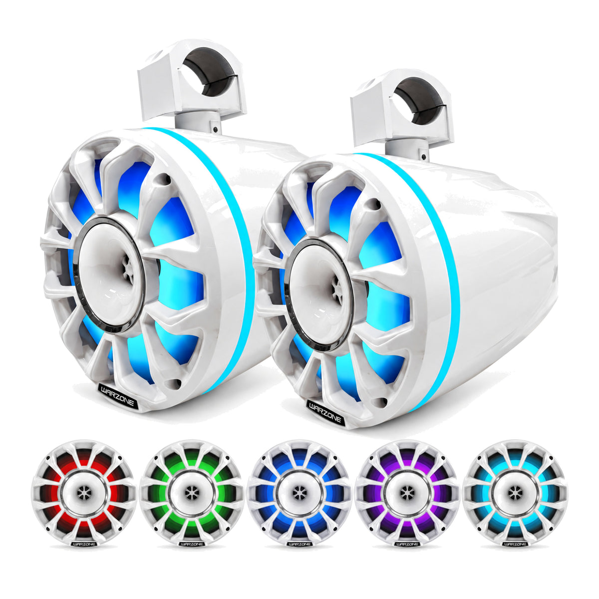 WARZONE WZ-8MTW 8-Inch Marine Tower Speakers