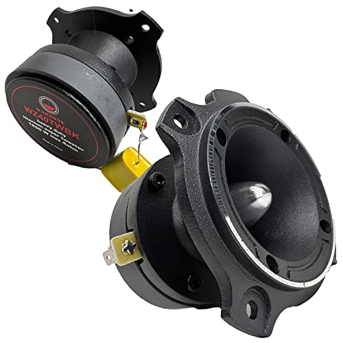 WARZONE WZ40TW-BK 1" Titanium Super Bullet Tweeter