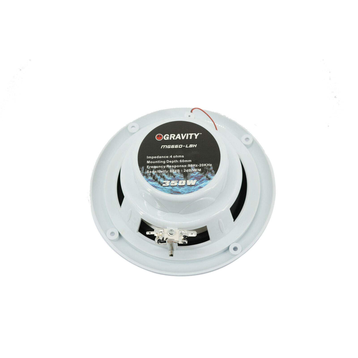 Gravity MG660-LBK 6.5" 2-Way Marine Speakers