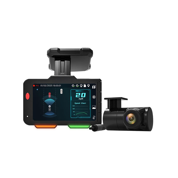 Audiovox ACADC5 4K AI Dual Dash Camera