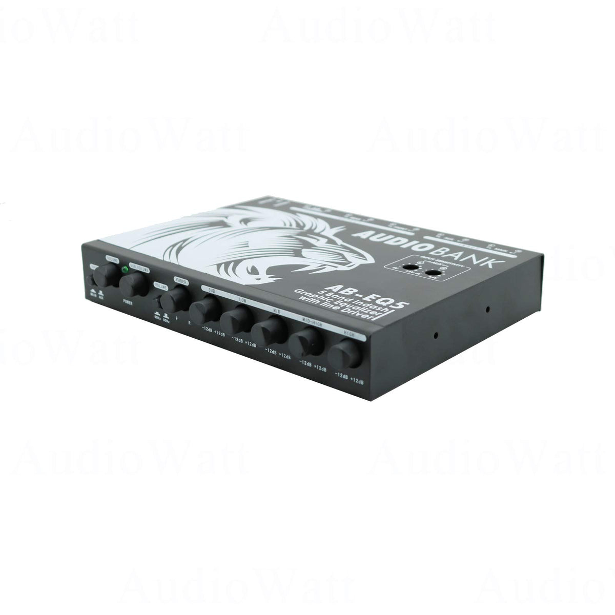 Audiobank AB-EQ5 1/2-DIN 5-Band Graphic Equalizer