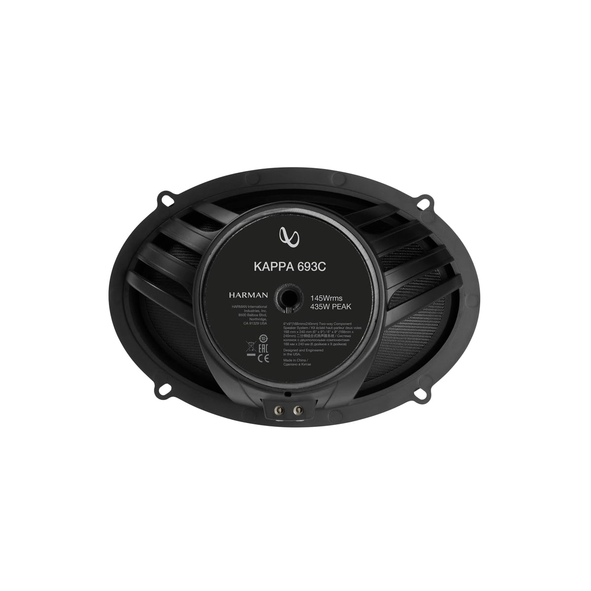 Infinity Kappa 693CF 6x9" Two-Way Component Speakers