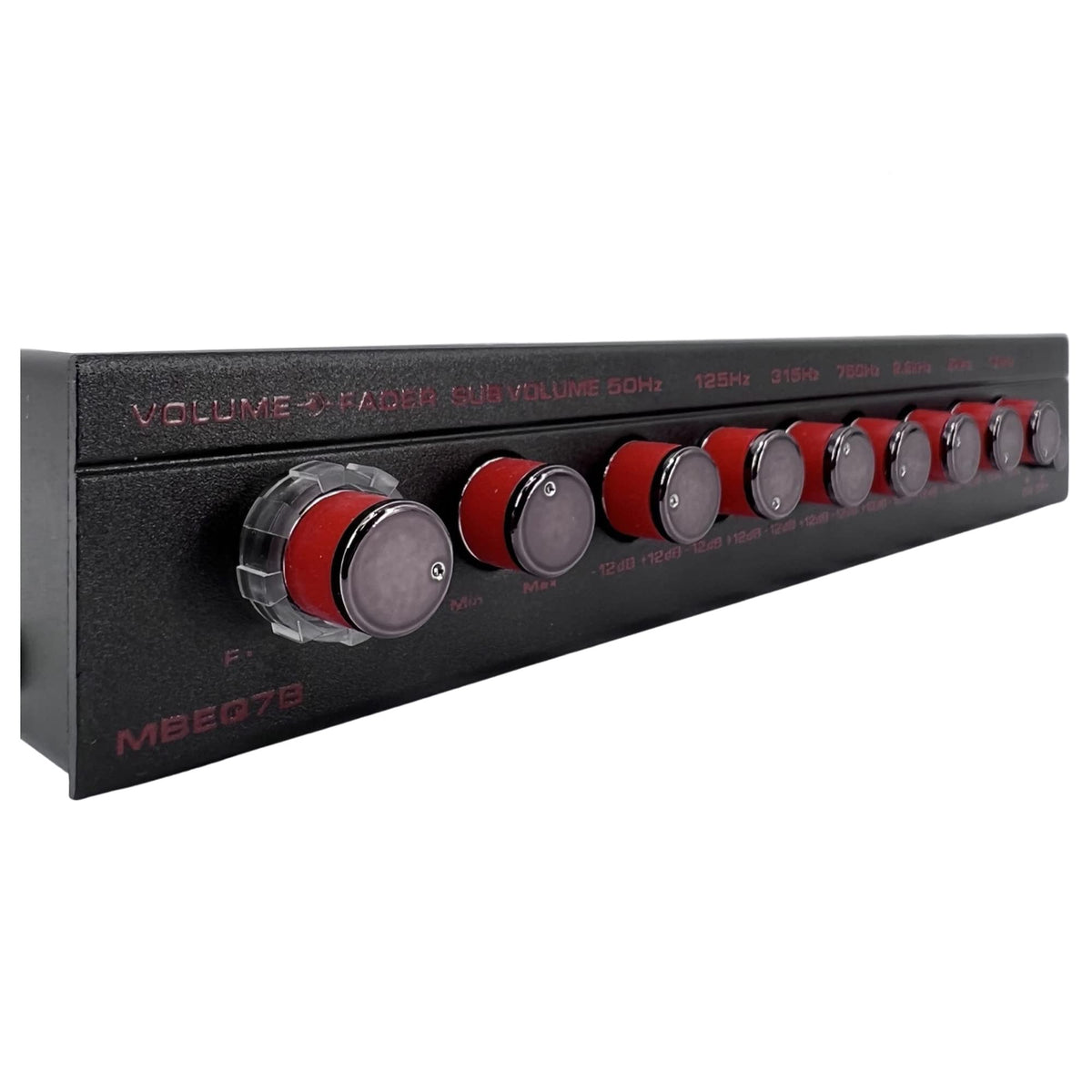 MB Quart MBEQ7B Half-DIN 7-Band Car Audio Equalizer