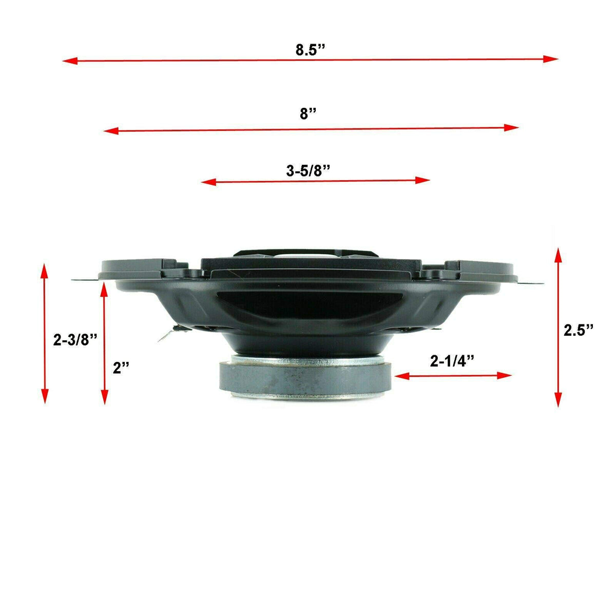 Gravity SGR574 5x7/6x8 4-Way Coaxial Car Speakers
