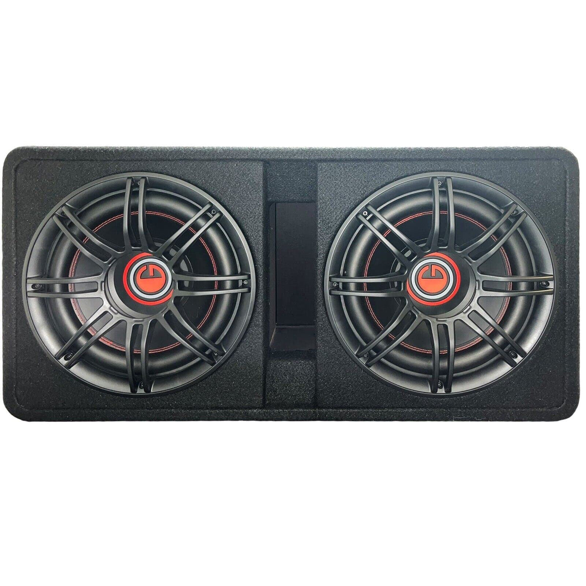 Gravity G12BD2 Dual 12" Ported Loaded Subwoofer Enclosure