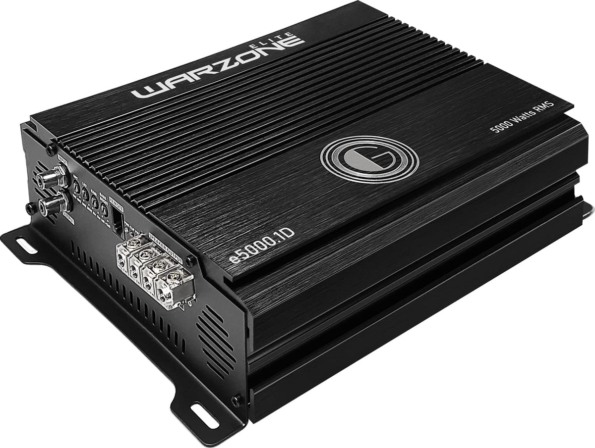 WARZONE E5000.1D Class D Mono Car Amplifier
