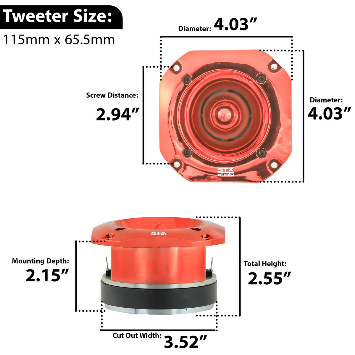 STX Audio STX-700TW 4.03" Super Tweeter