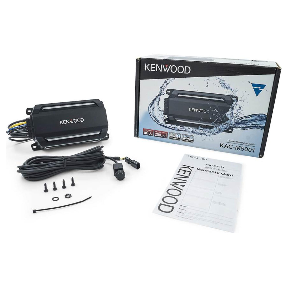 Kenwood KAC-M5001 Compact Mono Marine Amplifier