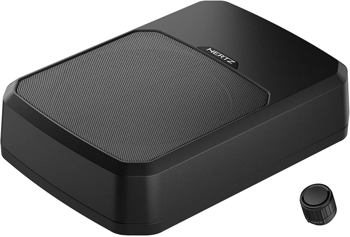 Hertz DBA201F 8" Super-Flat Active Under-Seat Subwoofer