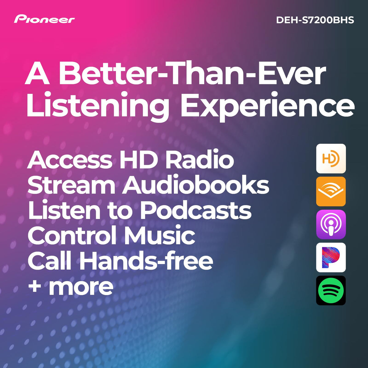 PIONEER DEH-S7200BHS