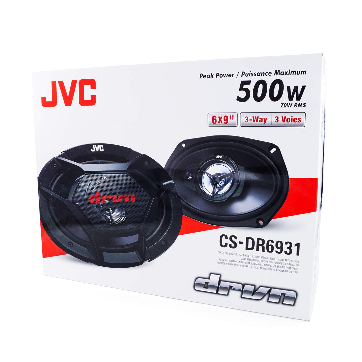 JVC CS-DR6931 6x9" 3-Way Coaxial Car Speakers