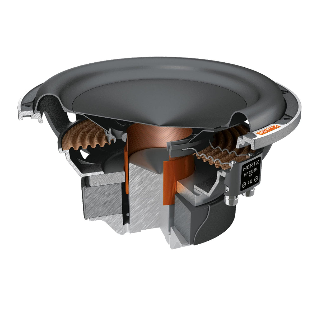Hertz MP 250 D4.3 10" Dual 4-Ohm Subwoofer