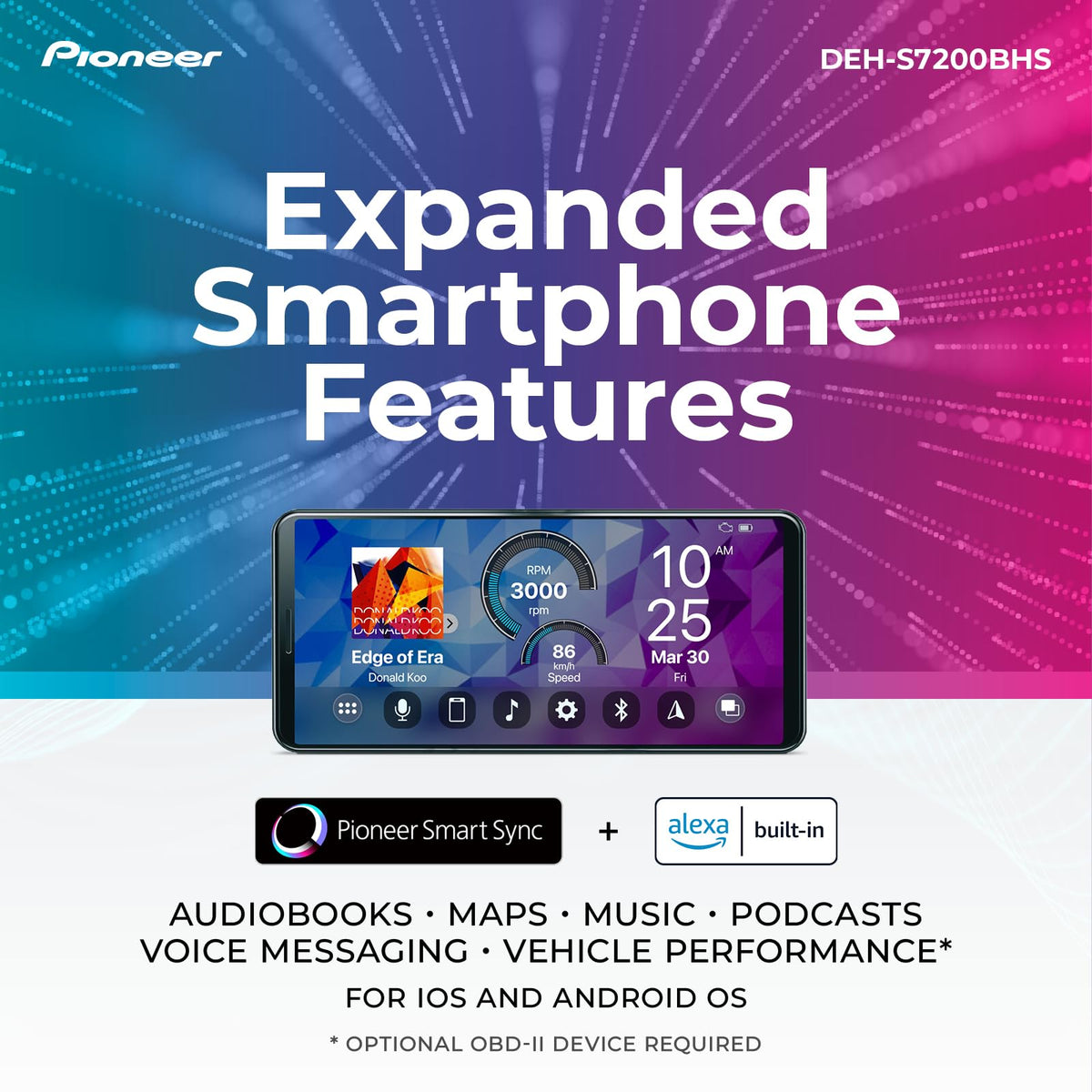 PIONEER DEH-S7200BHS