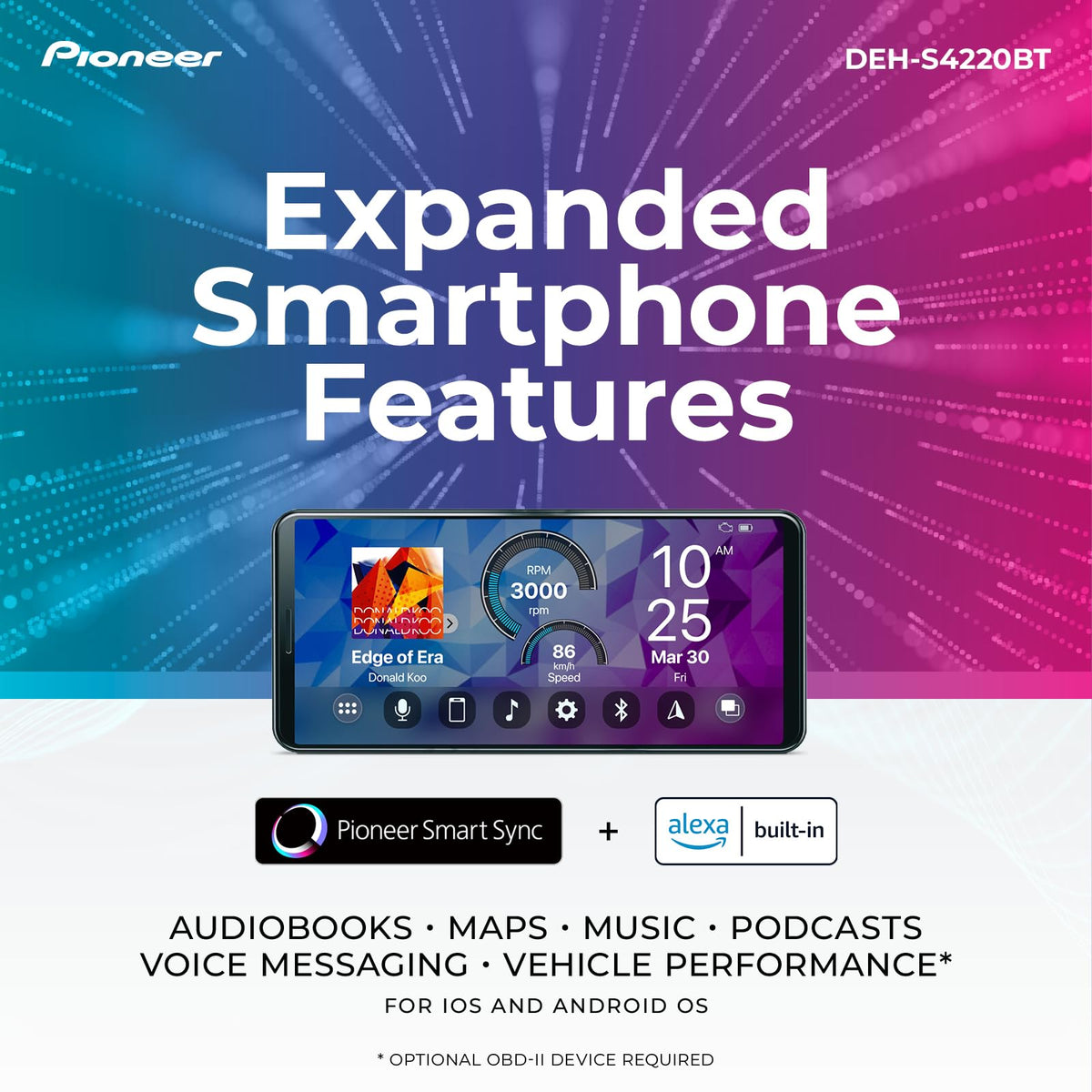 PIONEER DEH-S4220BT
