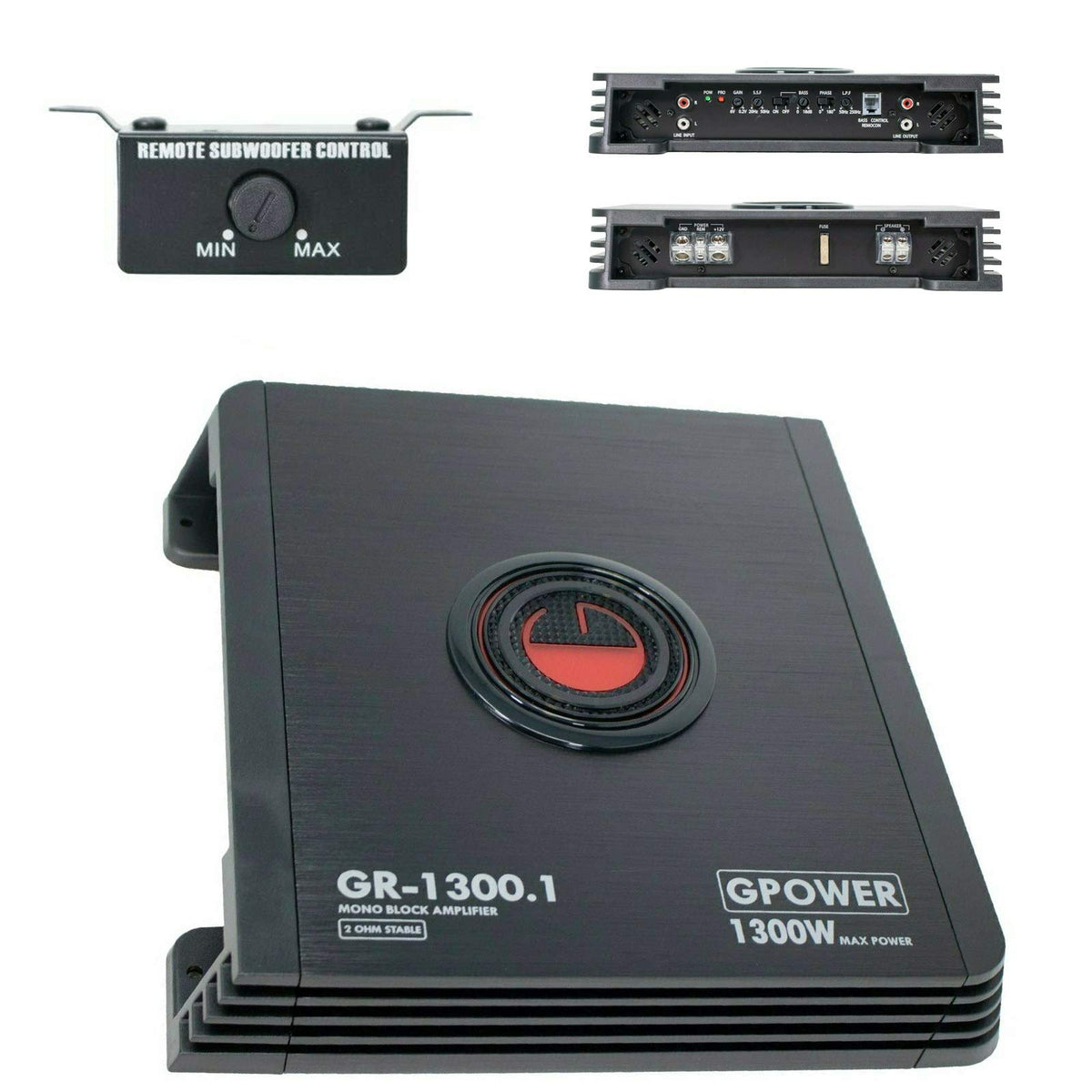 Gravity GR1300.1 1300W Monoblock Car Amplifier