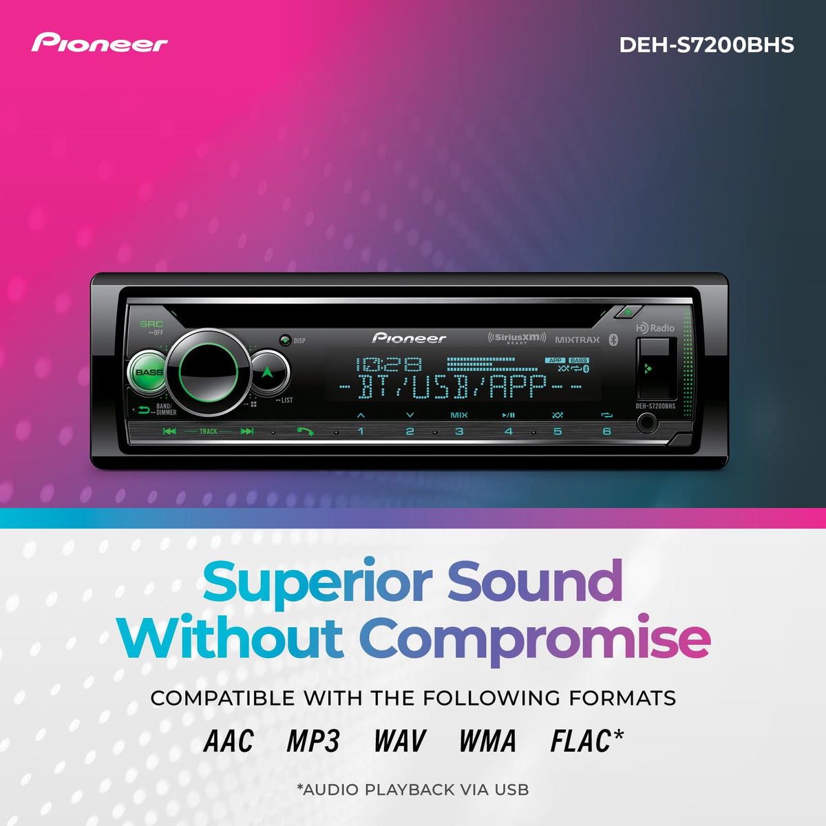 PIONEER DEH-S7200BHS