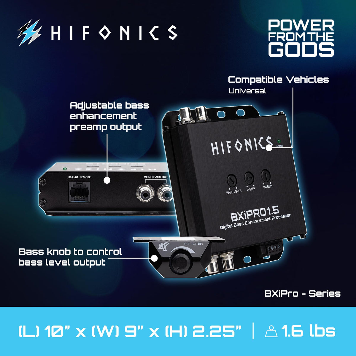 Hifonics BXiPRO1.5 Digital Bass Enhancement Processor
