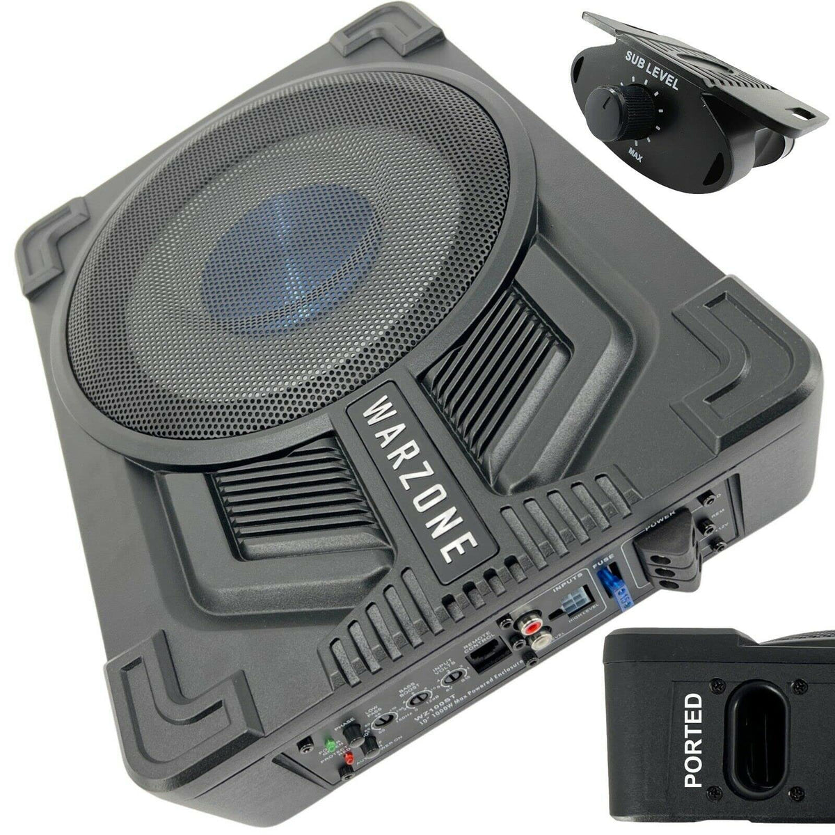 Gravity Warzone WZ100ST 10" Powered Under-Seat Subwoofer