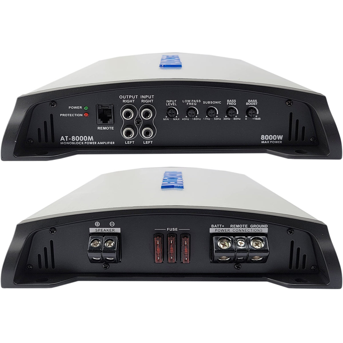Audiotek AT-8000M 1-Channel Class D Monoblock Amplifier