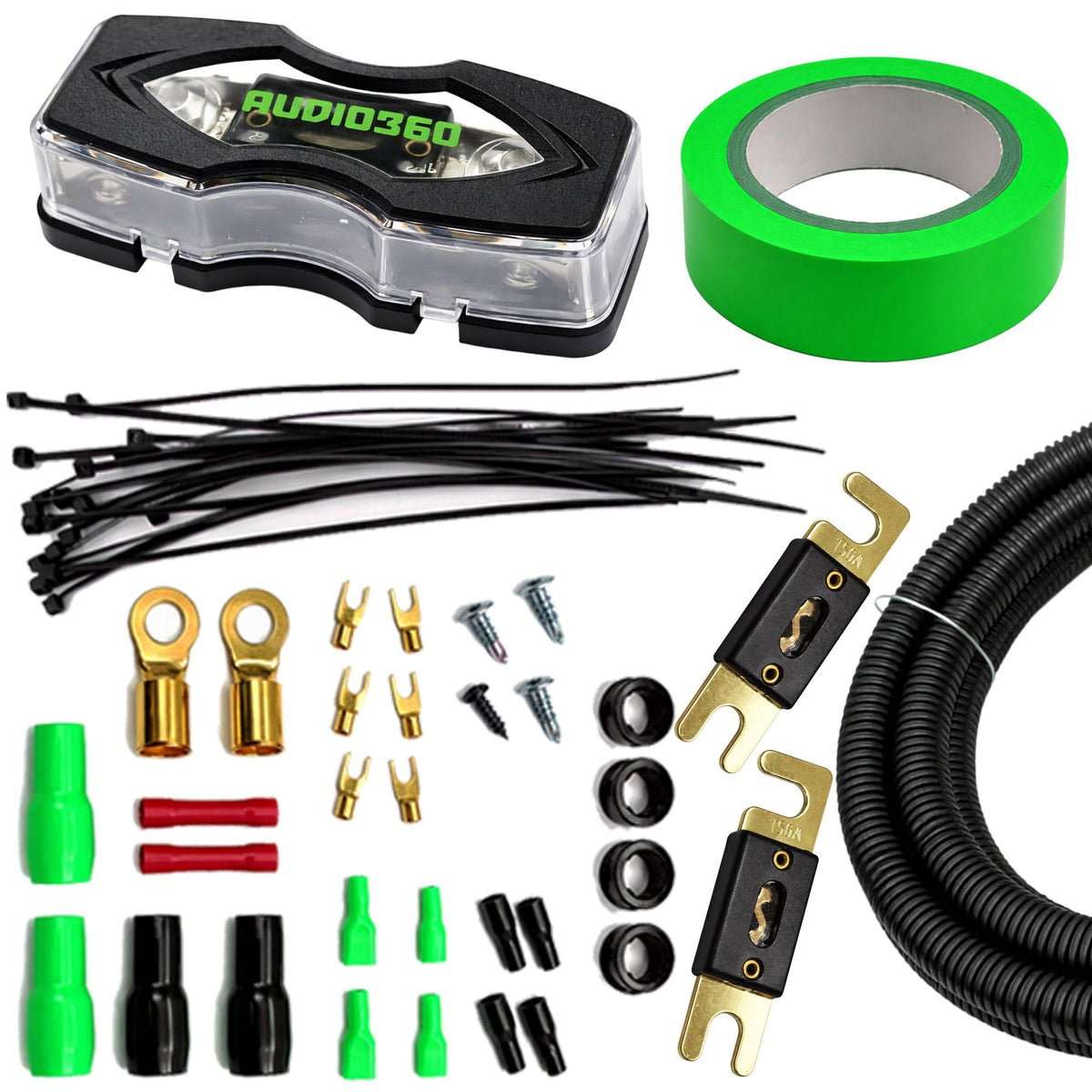 AUDIO360 AD0C 0 AWG Amplifier Wiring Kit